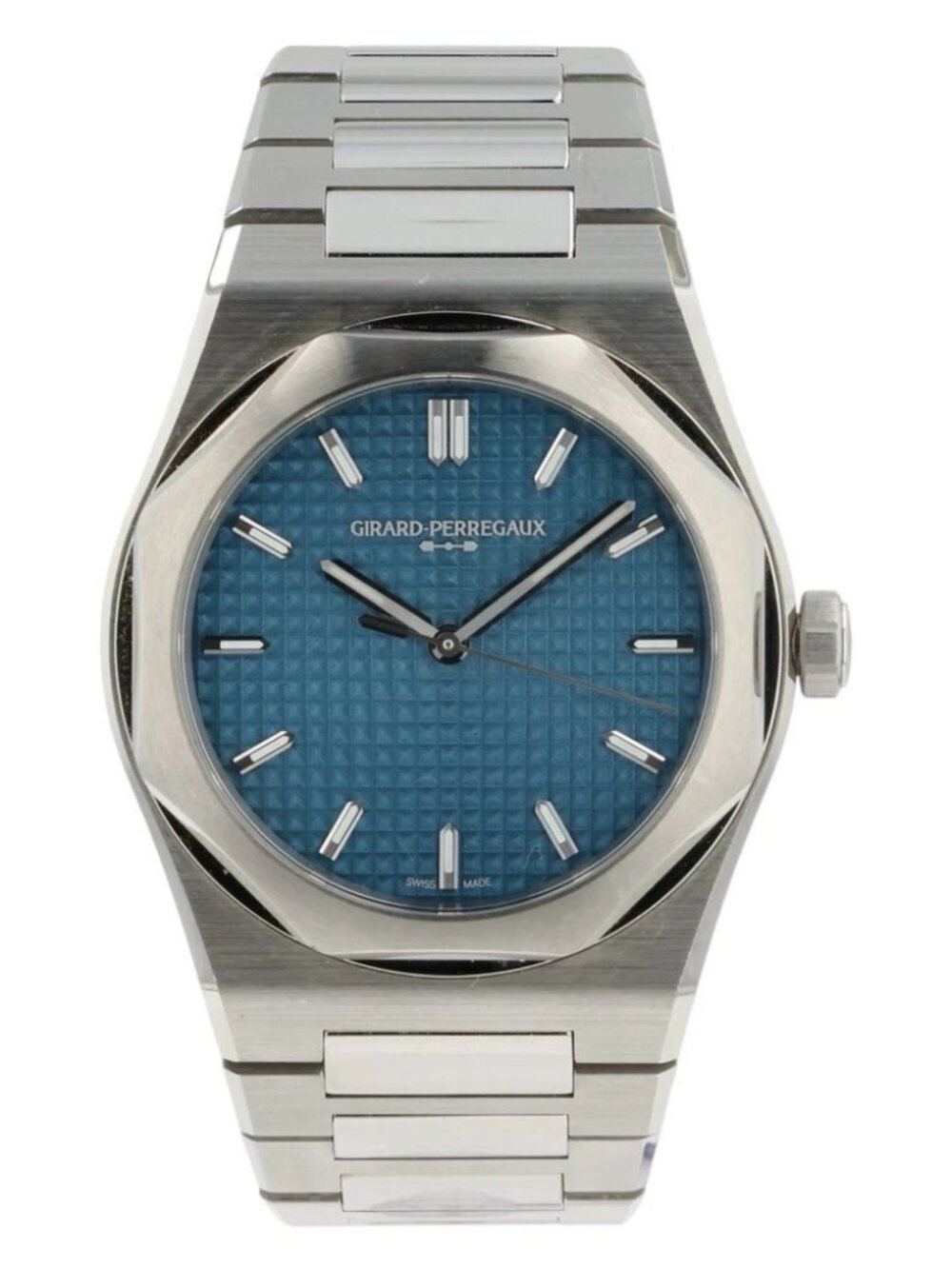 Girard Perregaux Laureto 50th Anniversary Blue Dial Stainless Steel 39mm 81008